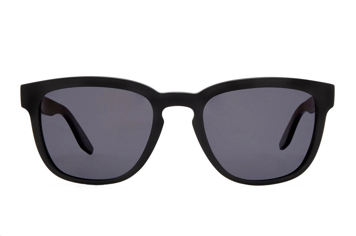 BARTON PERREIRA COLTRANE sunglasses in black-nocturnal-polarized from front at The Eye Gallery Houston