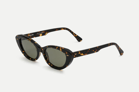 AHLEM PRAIRIE sunglasses in yellow-turtle-khaki-light at The Eye Gallery Houston