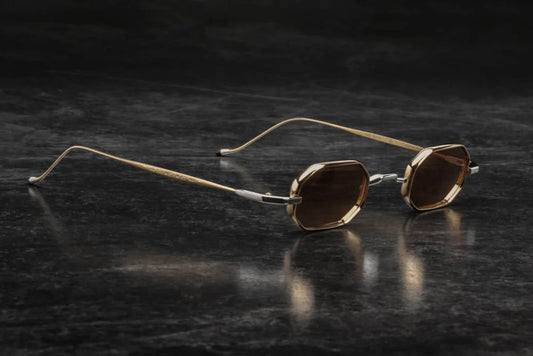 shop jacques marie mage online burn gold sunglasses